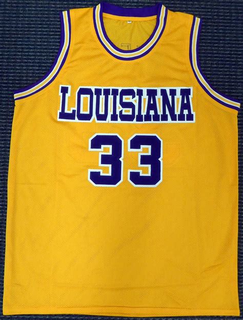 SHAQUILLE ONEAL SIGNED LSU BASKETBALL JERSEY (BECKETT COA