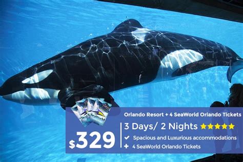 Orlando Getaway: 3-Day Stay + 4 SeaWorld Orlando Tickets | From $329