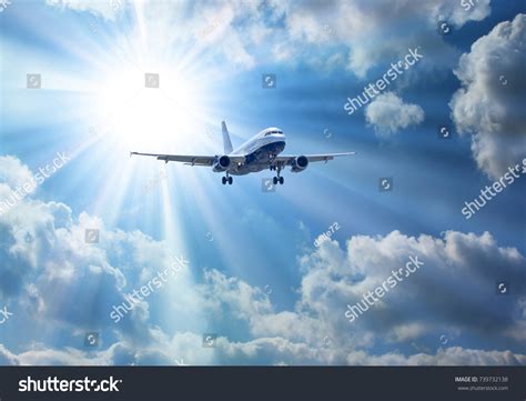 Airbus A320 During Landing Stock Photo 739732138 | Shutterstock