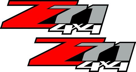 Product: 2 Chevy Z71 Off Road 4x4 Truck Decal/Sticker X2 Jacked Up ...