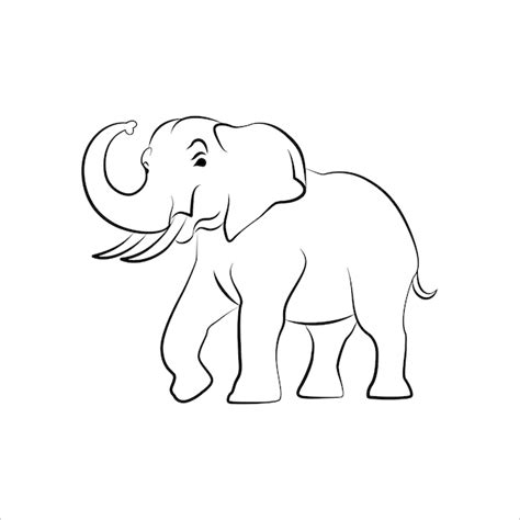 Premium Vector | Elephant line art logo icon design Simple modern minimalist animal logo icon ...