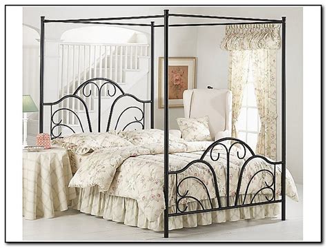 Black Metal Canopy Bed Frame - Beds : Home Design Ideas #zWnBrdYnVy10721