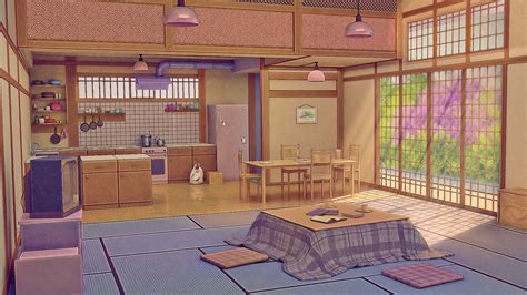 Anime house interior by anasofoz on DeviantArt