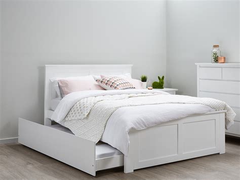 Image result for white beds | White bed frame, White wooden bed, White bedroom set