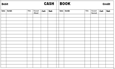 Accounting Ledger Book Template Free — db-excel.com