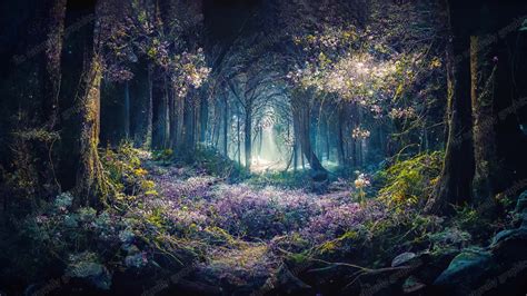 Mystical Forest High Resolution Digital Backdrop for - Etsy