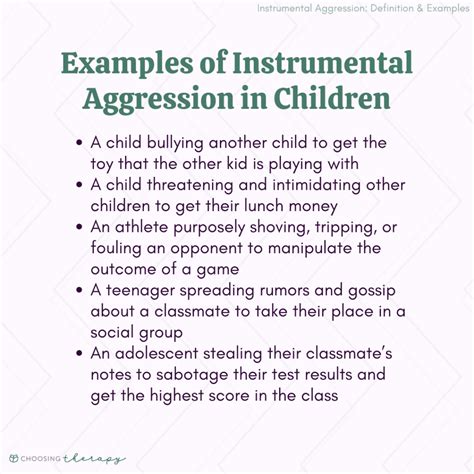 What Is Instrumental Aggression?