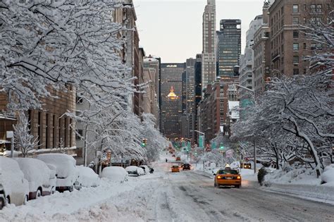 NYC Winter Scenes Wallpaper - WallpaperSafari