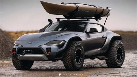 Dieses Toyota Supra Offroad-Rendering ist so gaga, dass es schon wieder gut ist