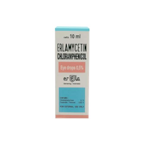 ERLAMYCETIN EYE DROPS 10 ML - Kegunaan, Efek Samping, Dosis dan Aturan Pakai - Halodoc