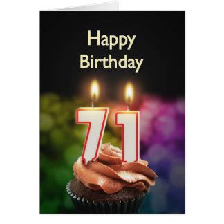 Happy 71st Birthday Cards - Greeting & Photo Cards | Zazzle