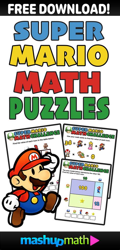 ️Mario Math Worksheets Free Download| Gambr.co