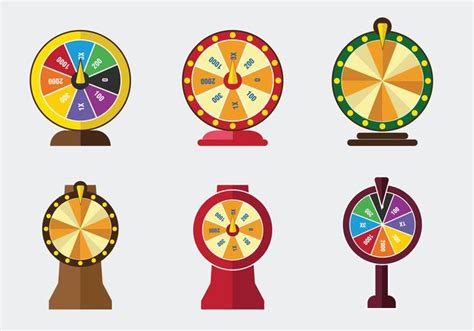 Lucky Spin Game Vector 110076 Vector Art at Vecteezy