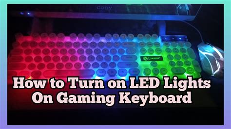 How to Turn on LED Lights On Gaming Keyboard - YouTube