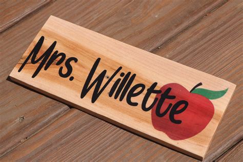 Teacher Desk Name Plate Personalized Teacher Gifts Teacher - Etsy