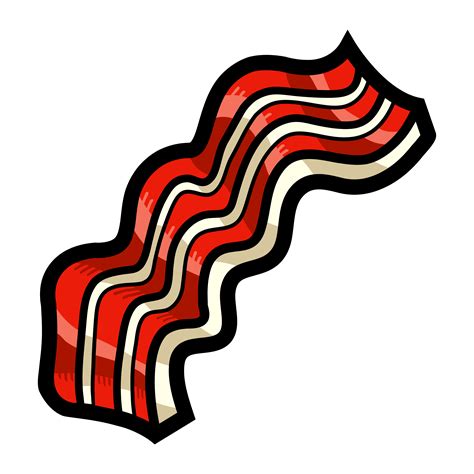 Bacon vector icon 553439 Vector Art at Vecteezy