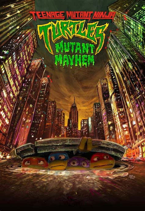 TMNT Mutant Mayhem Poster Pays Homage to 1990 Original Film