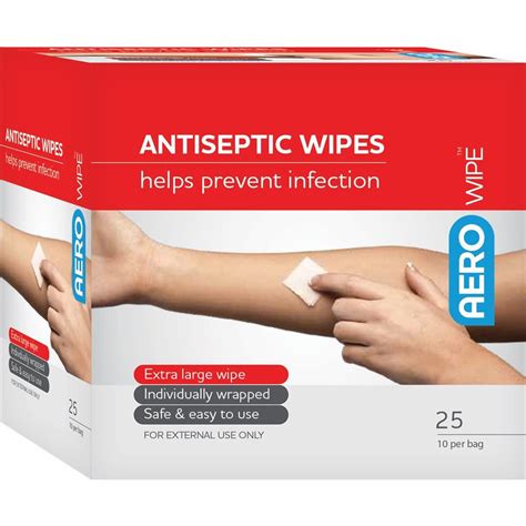 Antiseptic Wipes - First Aid Kit Refills (PK 250 Wipes) | Novarlo | Reviews on Judge.me