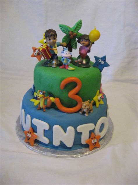 Dora And Diego Birthday Cake - CakeCentral.com