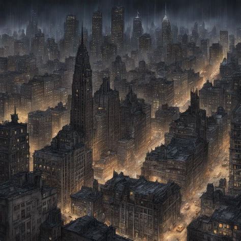 Gotham city by jikoboshi on DeviantArt