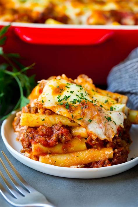 Baked Ziti Beef Ricotta Recipe | Deporecipe.co