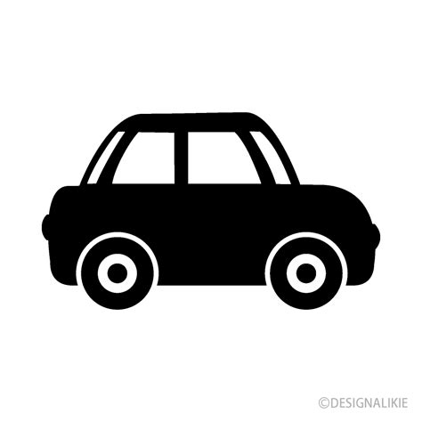 Car Black and White Clip Art Free PNG Image｜Illustoon