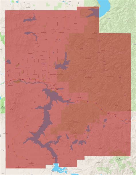 Idaho Kootenai County - AtlasBig.com