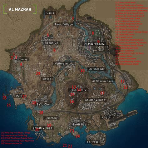 DMZ Map With Key Locations : r/DMZ