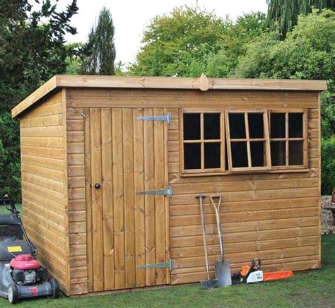 10' x 6' Traditional Heavy Pent Shed - What Shed