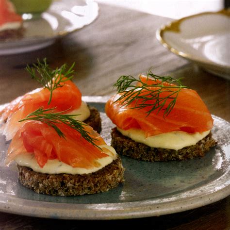 Smoked Salmon Canapes