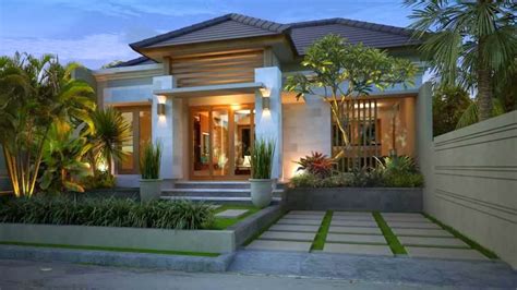 Interior Dan Eksterior Unik Dari Rumah Gaya Bali Modern