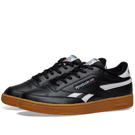 Reebok Club C Revenge Plus Black, White & Gum | END. (US)