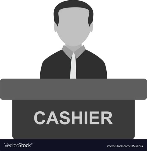 Cashier Royalty Free Vector Image - VectorStock