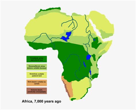 African Savanna On Map