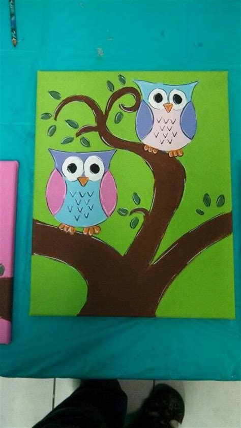 Owl Painting Canvas at PaintingValley.com | Explore collection of Owl ...