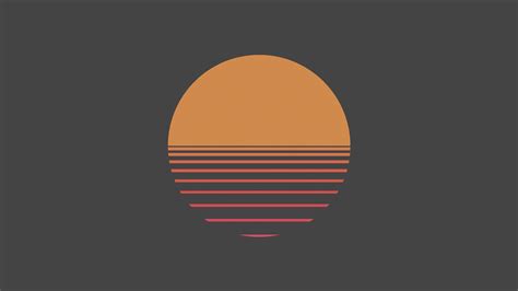 Orange Minimalist Wallpapers - Wallpaper Cave