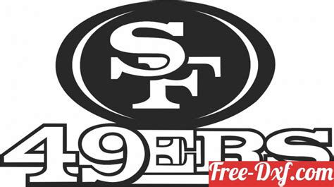 49ers Logo Black And White