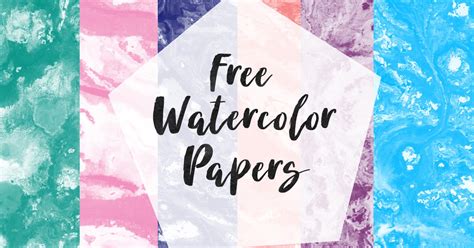 DLOLLEYS HELP: Free Watercolor Papers