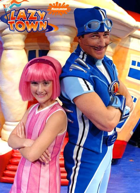 Stephanie and Sportacus (LazyTown Live) by jayzx100-Frozen on DeviantArt