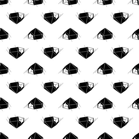 Camp tent pattern seamless vector 15881209 Vector Art at Vecteezy