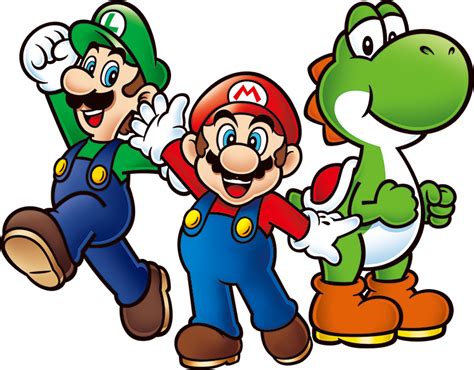 File:Mario Luigi Yoshi art.png - Super Mario Wiki, the Mario encyclopedia