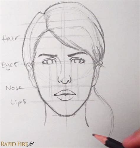 Beginner Boy Face Drawing Easy