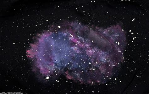 artisan des arts: Outer space nebula/galaxy paintings - grade 6 (science link)