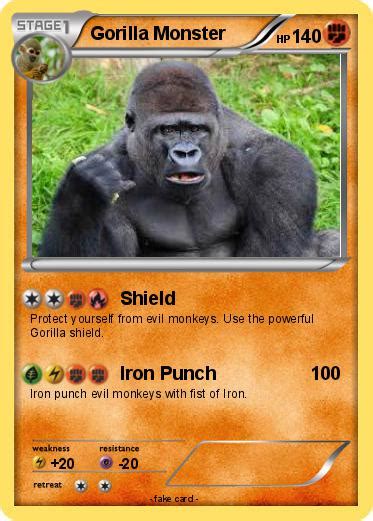 Pokémon Gorilla Monster - Shield - My Pokemon Card