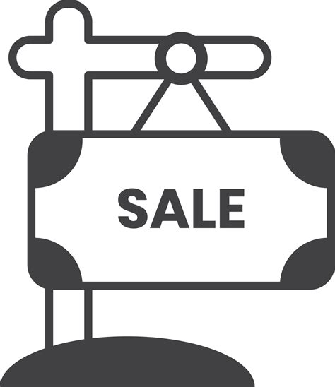 sale sign illustration in minimal style 13927789 PNG