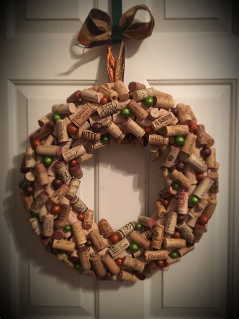 Wine Cork Wreath