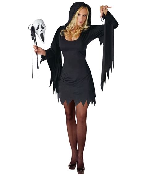 Adult Ghost Face Halloween Costume - Women Halloween Costumes