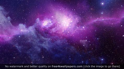 Purple Space 4K Wallpaper