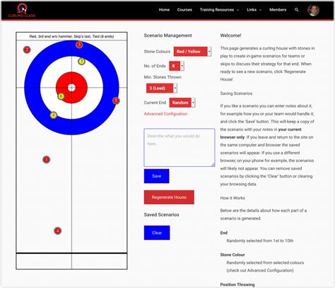 Member Area - Curling Class