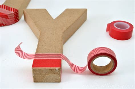 Washi Tape Joy Letters - Sew Woodsy